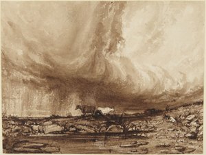 Karjaa ukkosmyrskyssä tekijältä John Constable