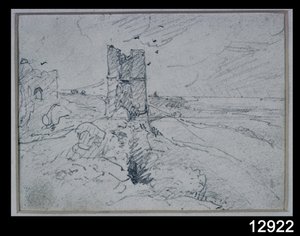 Mökit High Bankissa, 1834 tekijältä John Constable