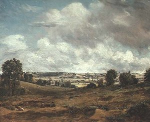 Dedham Vale East Bergholtista (öljy kankaalle) tekijältä John Constable