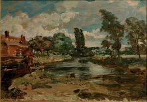 Flatford Mill lukosta katsottuna tekijältä John Constable
