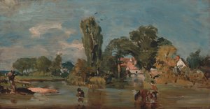 Flatfordin tehdas vuosina 1810–1811. tekijältä John Constable
