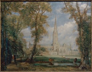Salisburyn katedraali tekijältä John Constable