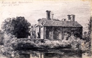 Knowle Hall, 1820 tekijältä John Constable