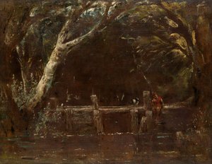 Maisema (The Lock) tekijältä John Constable