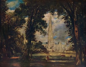 Salisburyn katedraali, vuonna 1823 tekijältä John Constable