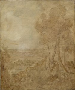 Luonnos elokuvalle "Dedham Vale", n. 1827 tekijältä John Constable