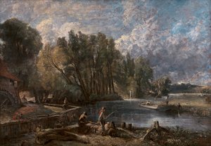 Stratfordin tehdas, 1819-1820. tekijältä John Constable