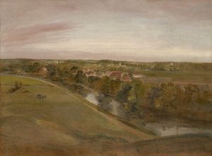 Stratford Saint Mary Coombsista, n. 1800 tekijältä John Constable