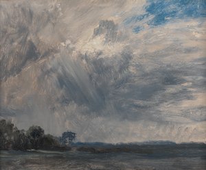 Pilvisen taivaan tutkimus, n. 1825. tekijältä John Constable