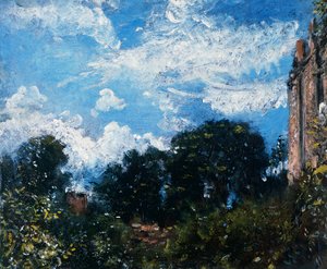 Taivaan ja puiden tutkimus (öljy kankaalle) tekijältä John Constable