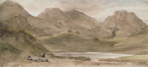 Sty Head Tarn, 12. lokakuuta 1800 tekijältä John Constable