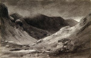Newlandsin laakso: Hyvin myrskyinen iltapäivä tekijältä John Constable