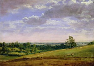 Näkymä Highgate Hilliltä tekijältä John Constable
