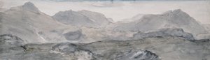 Tanawin mula sa Tuktok ng Honister Crag (watercolour)finn tekijältä John Constable