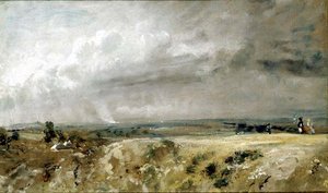 Näkymä Hampstead Heathille (öljy kankaalle) tekijältä John Constable