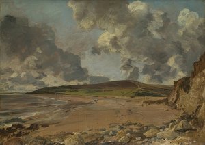 Weymouth Bay: Bowleaze Cove ja Jordon Hill. 1816-17 tekijältä John Constable