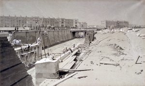 Hampstead Road Bridge, Camdenin puolelta, 11. elokuuta 1836 (kynä ja muste ja pesu paperille)