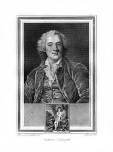 Carle tai Charles-Andre van Loo, ranskalainen aihemaalari, 1825.