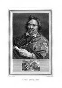 Jacob Jordaens, flaamilainen barokkiajan maalari, 1825.