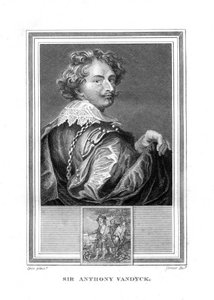 Sir Anthony Anton van Dyck, 1599-1641, flaamilainen taidemaalari, 1825.