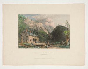 The Notch House, White Mountains, New Hampshire, kuvitus Nathaniel Parker Willisille