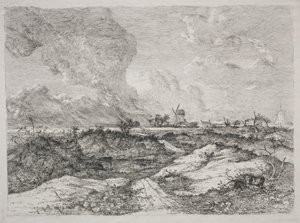 Mousehold Heath tekijältä John Crome