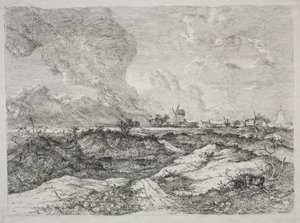 Mousehold Heath, n. 1810-13. tekijältä John Crome