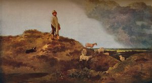 Näkymä Mousehold Heathissä, lähellä Norwichia, c1812. tekijältä John Crome