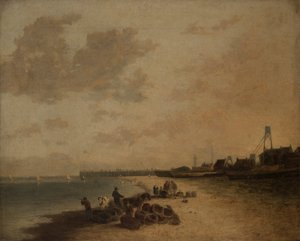 Yarmouth Beach tekijältä John Crome