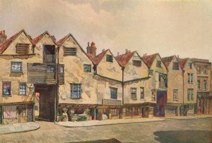 Ancient Tenements in Bermondsey Street, Bermondsey, Lontoo, 1886 1926. tekijältä John Crowther