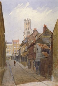 Chigwell Hill, Stepney, Lontoo, 1881 tekijältä John Crowther
