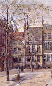 Inner Temple, Lontoo, 1880 tekijältä John Crowther
