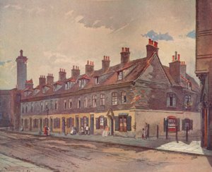 Vanhat talot Pye Streetissä, Westminsterissä, Lontoossa, 1883 1926 tekijältä John Crowther