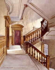 Sir Christopher Wrenin talo, Botolph Lane, Lontoo, 1886. tekijältä John Crowther