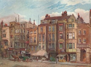 The Strand, vastapäätä lakituomioistuinta, Westminster, Lontoo, 1881 1926.
