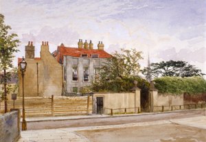 Näkymä Turret Housesta, Lambeth, Lontoo, 1880. tekijältä John Crowther