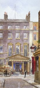 Näkymä New Royalty Theatrelle, Dean Street, Westminster, Lontoo, 1882 tekijältä John Crowther