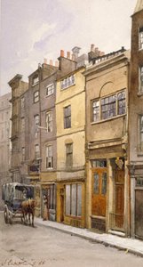 Näkymä seurakuntakirkon salista, Silver Street, Lontoo, 1888 tekijältä John Crowther