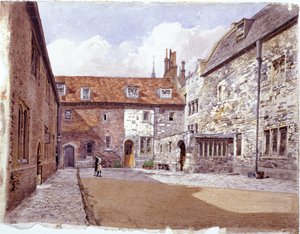 Wash house Court, Charterhouse, Lontoo, 1884 tekijältä John Crowther