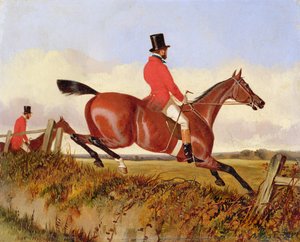 Ketunmetsästys: 1840 (öljy kartongille).