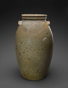 Churn, c. 1850-1883 (alkalilasitettu kivitavara)