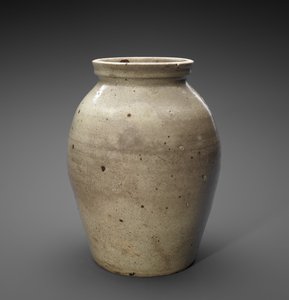 Jar, c. 1850-1883 (alkalilasitettu keramiikka)