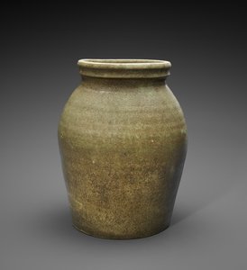 Jar, c. 1850-1883 (alkalilasitettu keramiikka)