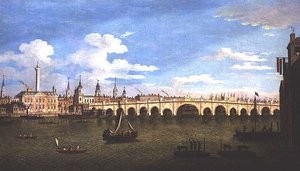 London Bridge, noin 1820