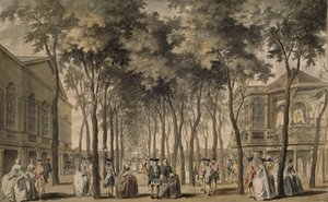 Näkymä Grand Walkille, Marylebone Gardens, 1778-86