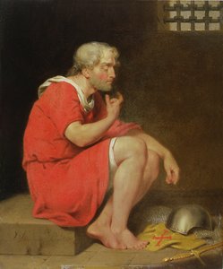 Robert (n. 1054-1134) Normandian herttua vankilassa tekijältä John Downman
