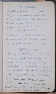 Luonnoskirja, joka sisältää 60 luonnosta ja kuvitusta, temperamaaleista kirjoituksia ja taiteilijoita, mukaan lukien Botticelli tekijältä John Duncan