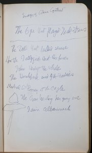 Luonnoskirja, joka sisältää 60 luonnosta ja kuvitusta, temperamaaleista kirjoituksia ja taiteilijoita, mukaan lukien Botticelli tekijältä John Duncan