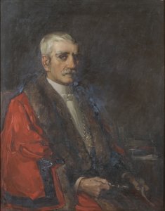 Alderman George Harkusin muotokuva J.P.