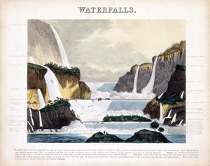 Vesiputouksia, 1846 (värikaiverrus)